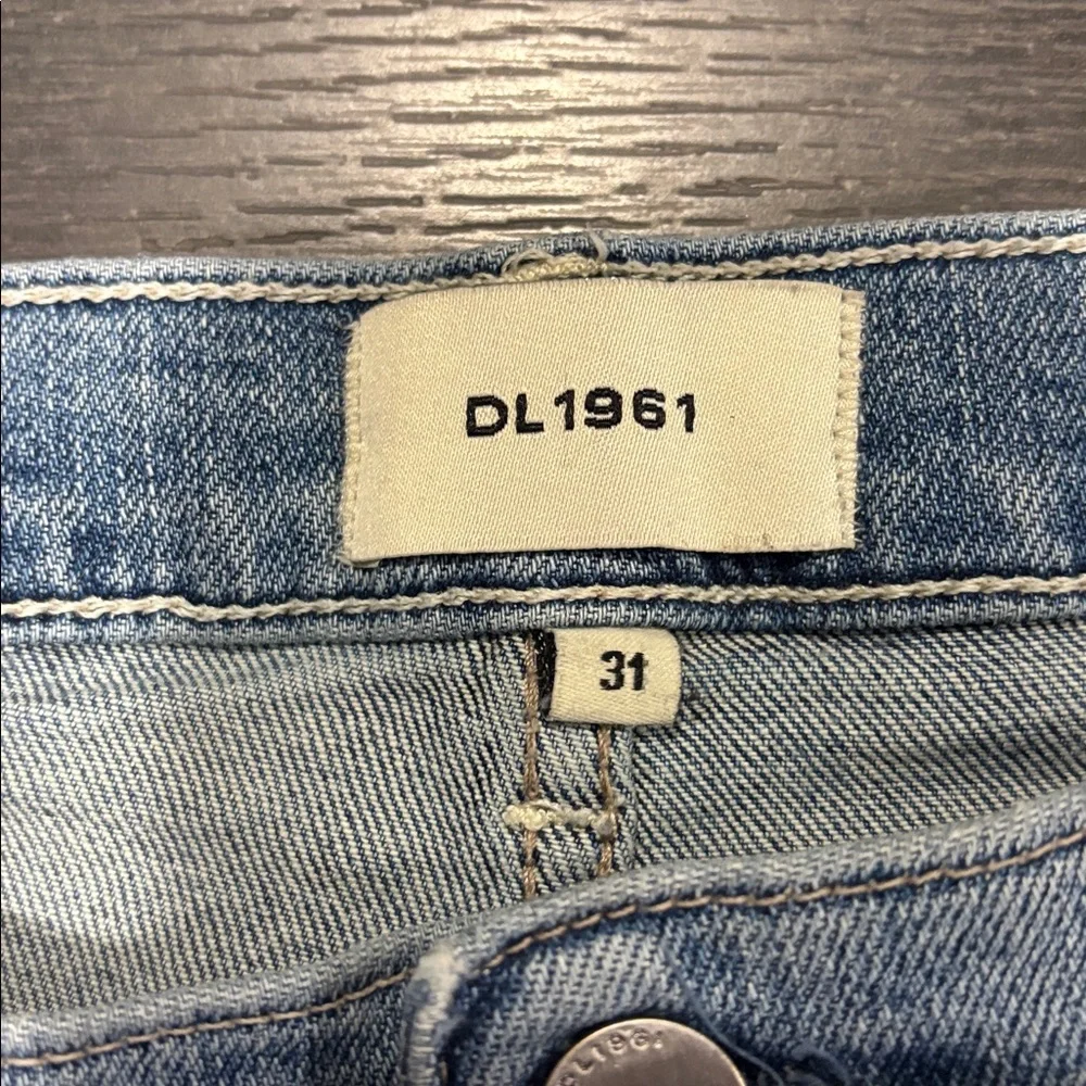 DL1961 Women’s Blue Denim High Waist Marion Short‎ Size 31” - Picture 7 of 10